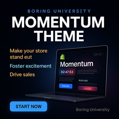 Boring University Momentum Theme