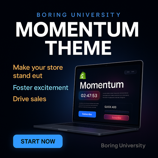 Boring University Momentum Theme