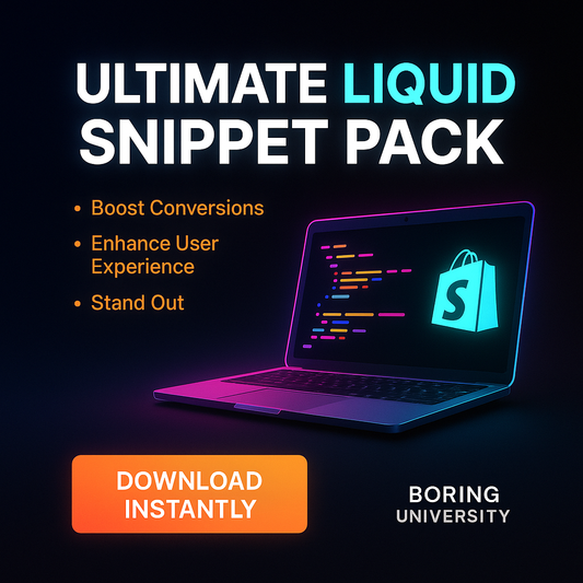 Boring University Ultimate Liquid Snippet Pack