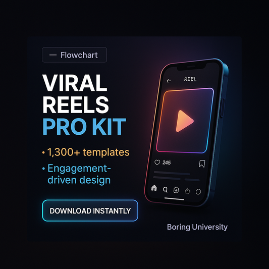 Boring University Viral Reels Pro Kit